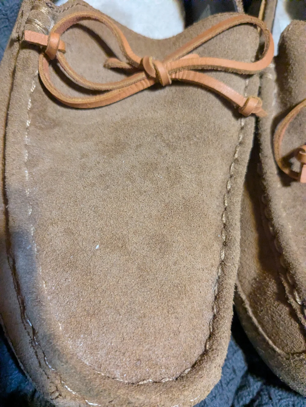 UGG Men's 12 Chester Brown Suede Moccasin Loafers Slippers